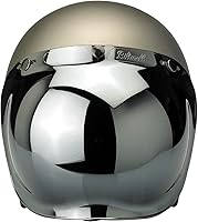 Vista 9 de Biltwell - Protector tipo burbuja cromado - Antivaho, resistente a los arañazos, resistente a UV/A y UV/B