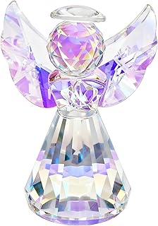 EATAKWARD 3-Inch Crystal Guardian Angel Figurine for Women, Glass Sculpt...