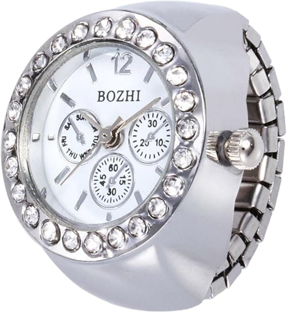 Ring Watch Men Ring Watch - Watch Ring Vintage Quartz Watch,Fashion Quartz Watch,Retro Punk Finger Watch,Analog Ring Watch Rings,Men Women Jewelry Gift
