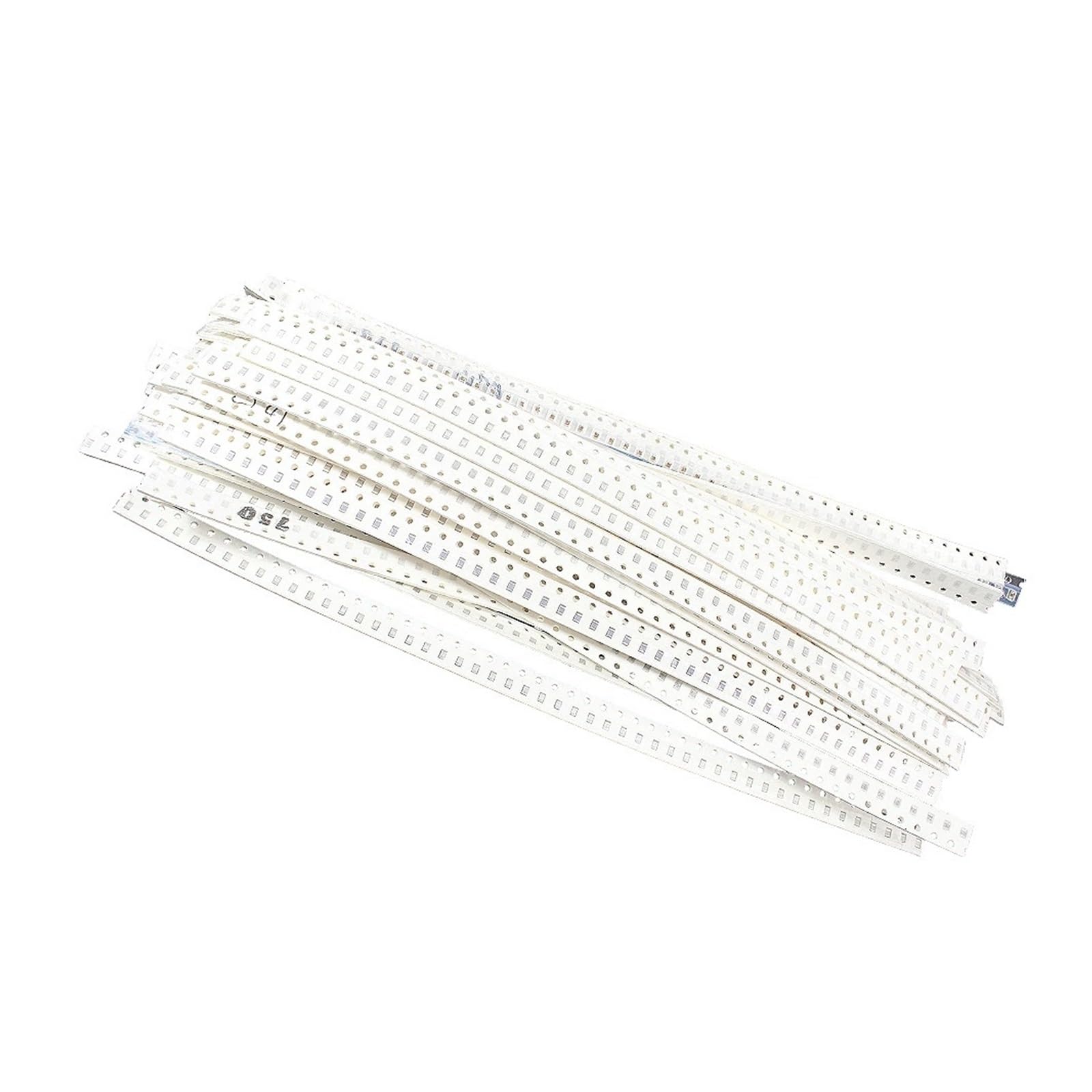 2500PCS 0805 Multilayer Ceramic Capacitor 50 Values Assortment Kit 1P~10UF SMD Capacitors Pack 5.6PF 6.8PF 8.2PF 100PF 1nf Capacitance Meters