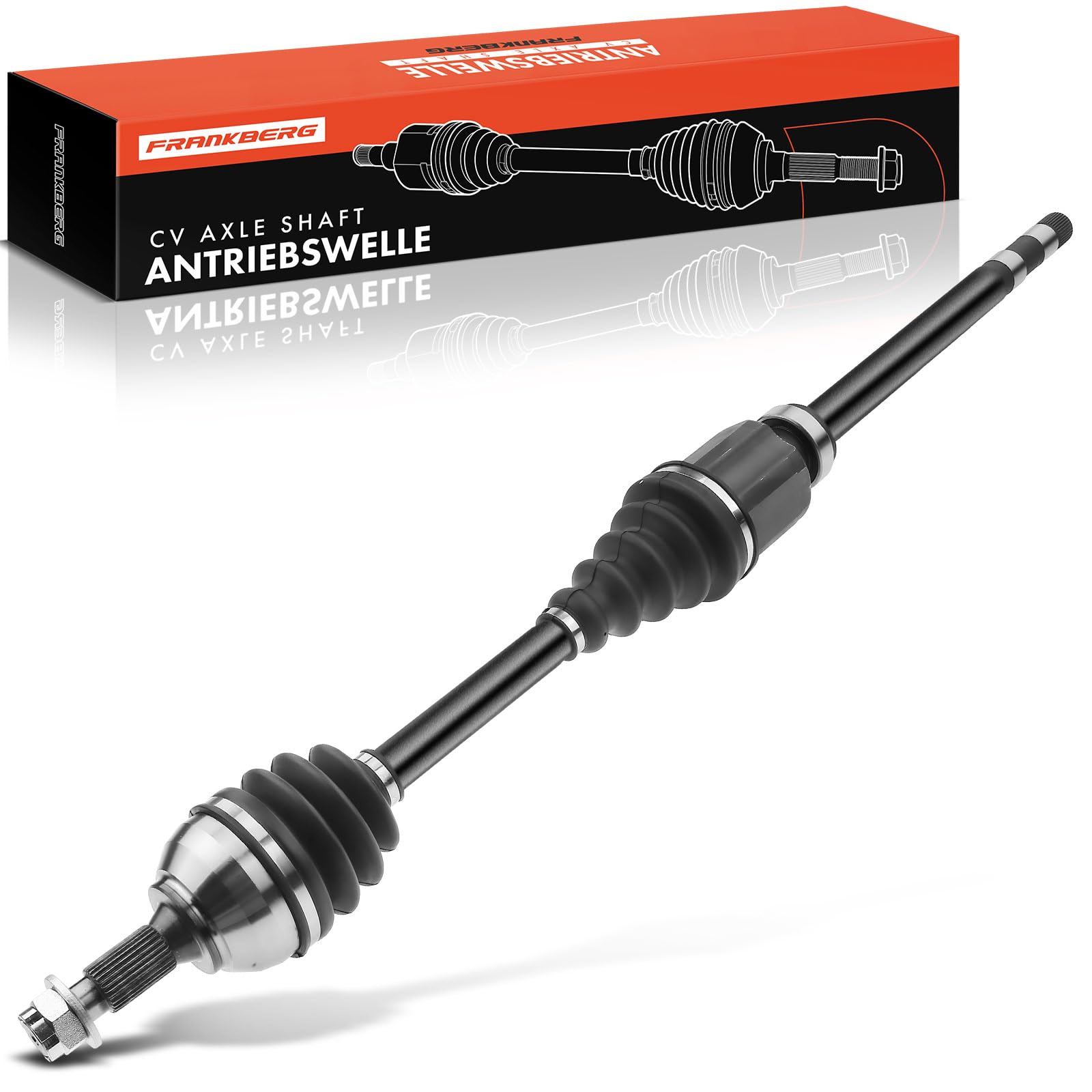 Frankberg Eje motriz Eje de transmisión Caja de cambios manual Eje delantero Derecha Compatible con C5 III RD C6 TD Jumpy VF7 407 6D 407 SW 6E 508 I 8D 508 SW I 8E Replace# 1497188088
