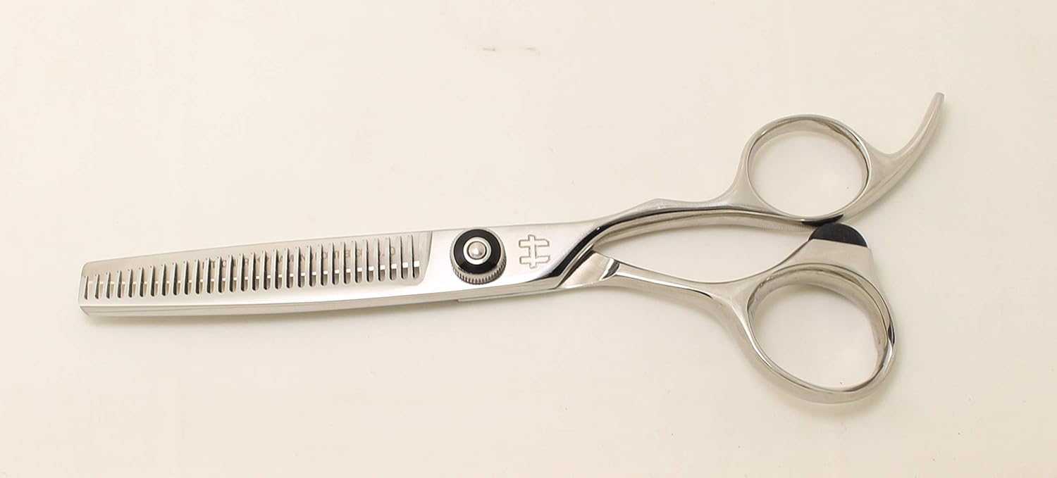 ATS-314 Japanese Stainless Steel Professional Thinning Shears-Scissors/Texturizing & Haircut Thinning/Aircraft Alloy Handle/40 Hair Cutting Teeth/Salon/Stylist/Cosmetology/Barber-6.0"- Right Hand