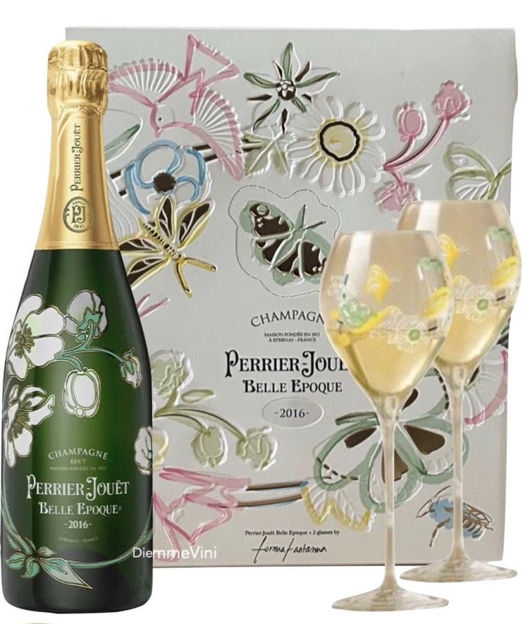 Perrier Jouet Belle Epoque 2016 con 2 bicchieri by Marcin Rusak