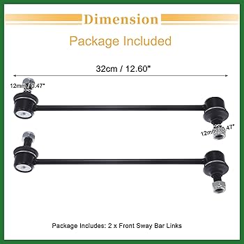 Amazon.com: Motoforti 2pcs Front Sway Bar Links Stabilizer
