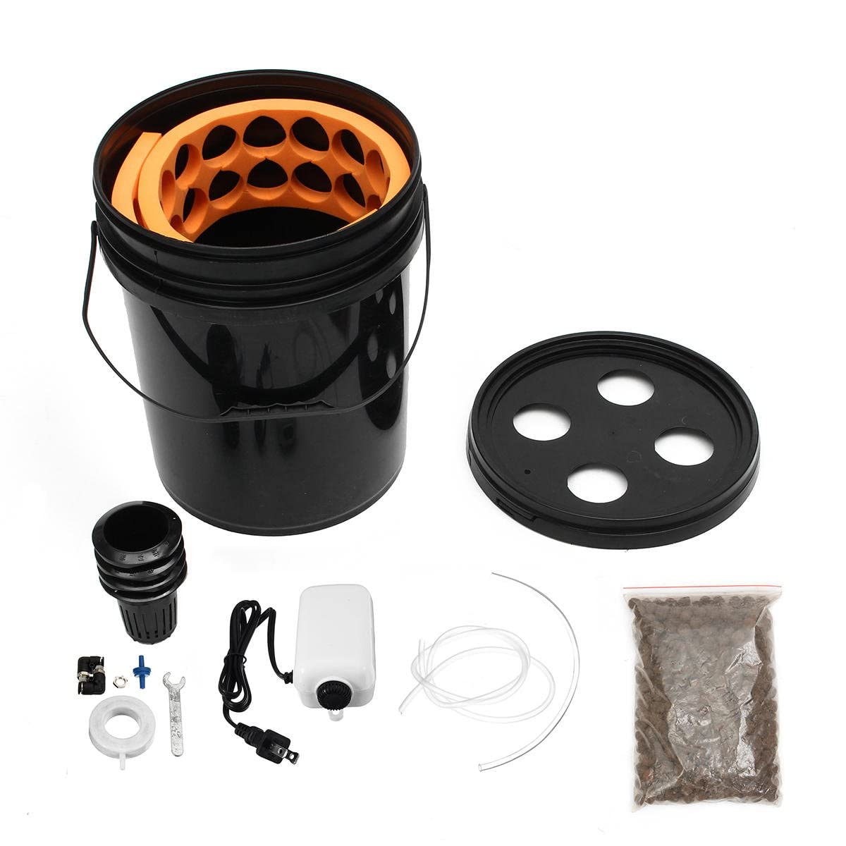 Buy Ubersweet® ‚Â4 Holes Hydroponic Bucket System Oxy Pot Bubbler Dwc