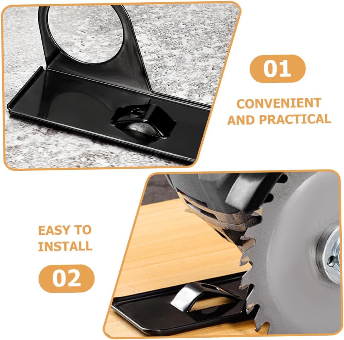 TEHAUX 4pcs Angle Holder Base for Angle Support Stand Dust Easy Installation for and Stable Design for