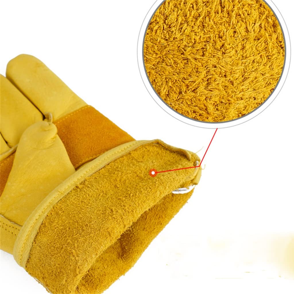 Guantes para Asar Resistentes al Calor Guantes de Cocina para Chef Estufa fogata Trabajos de Soldadura protección Camping Barbacoa