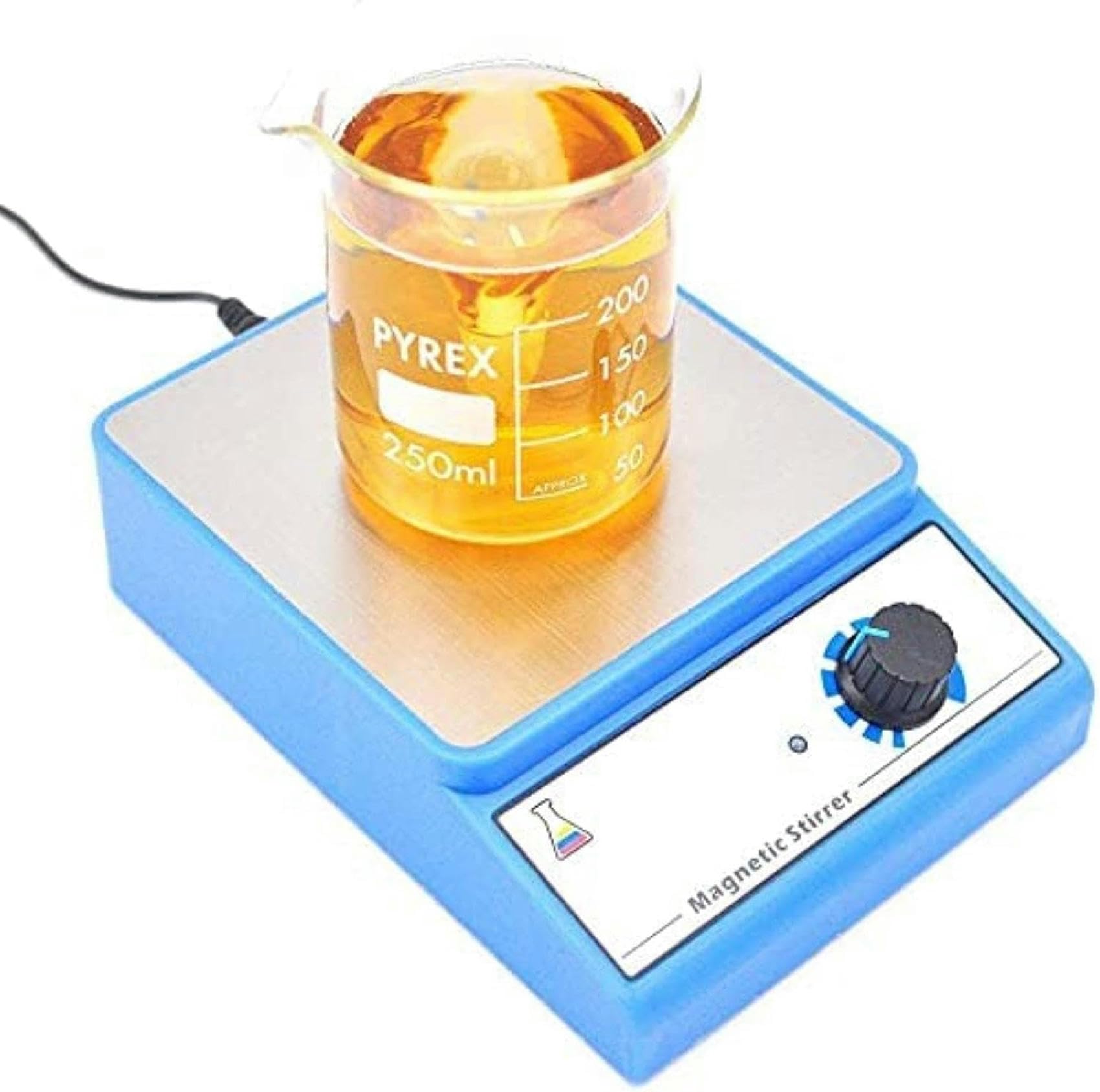 Agitadores de Laboratorio Mezclador magnético de Acero Inoxidable/agitador magnético, con Barra de agitación (sin calefacción) Capacidad máxima de agitación: 3000 ml, Utilizado en Productos