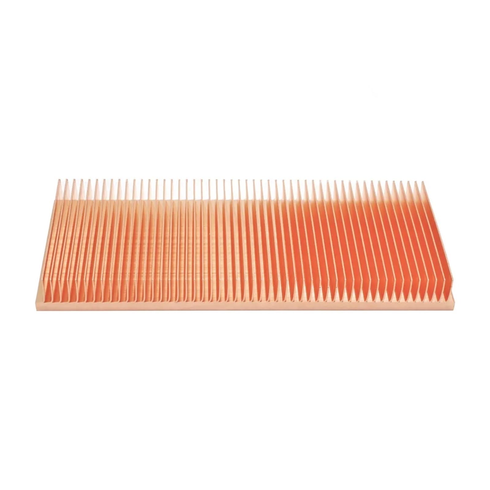 100x40x10mm Rame Puro Dissipatore di Calore Skiving Pinna Fai da Te del Radiatore for Chip Elettronico IC RAM Raffreddamento del Dispositivo