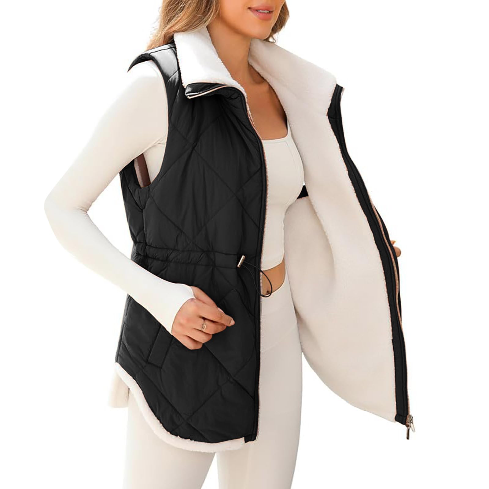 Sherpa Lined Plus Size Sherpa Vest Plus Size Favorite Sherpa