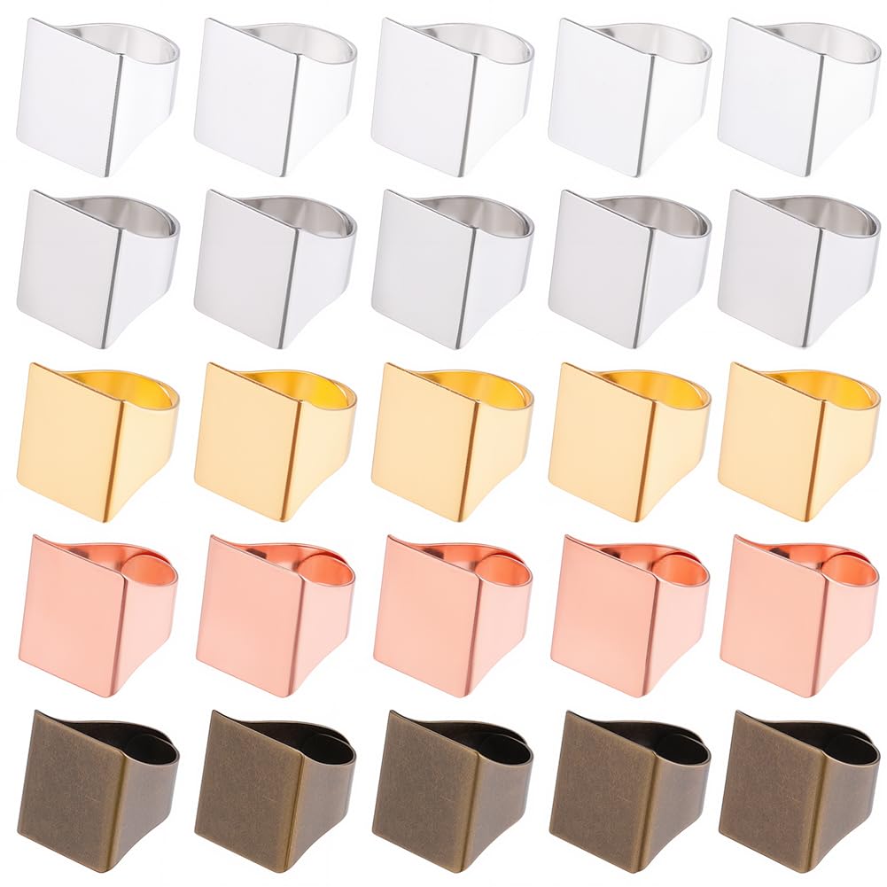 Bases para anillos con cabujón rectangular: diseña tus propios accesorios de moda