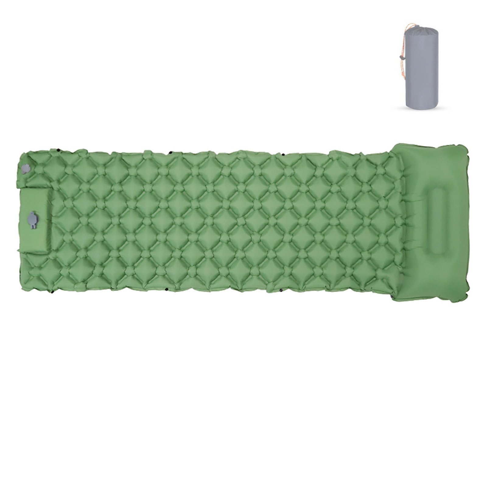 Colchoneta De Descanso Portátil, Zona De Relax, Colchoneta Autoinflable con Bomba De Pie Incorporada, Colchón De Aire Ligero, para Tienda De Campaña De Coche Acampar Mochilear