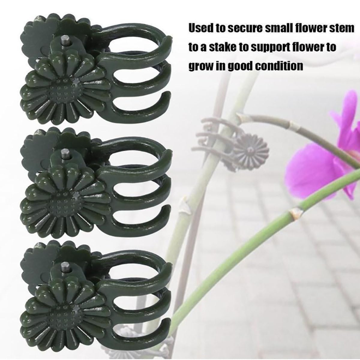 Dekoratives Metall-Pflanzenspalier für Topfpflanzen im Innenbereich - Blattform Ranken-Stützpfähle mit 6 Pflanzenclips, Schwarz/Grün/Gold, Gartenspalier für Kletterpflanzen, Reben (Schwarz + Grün +