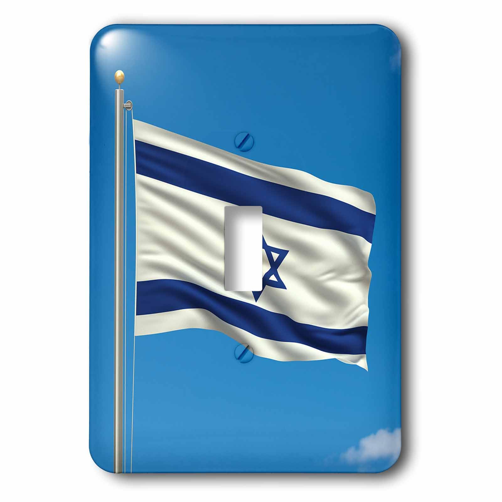 Drapeau d'Israël pour interrupteur à bascule décoratif salon et bureau