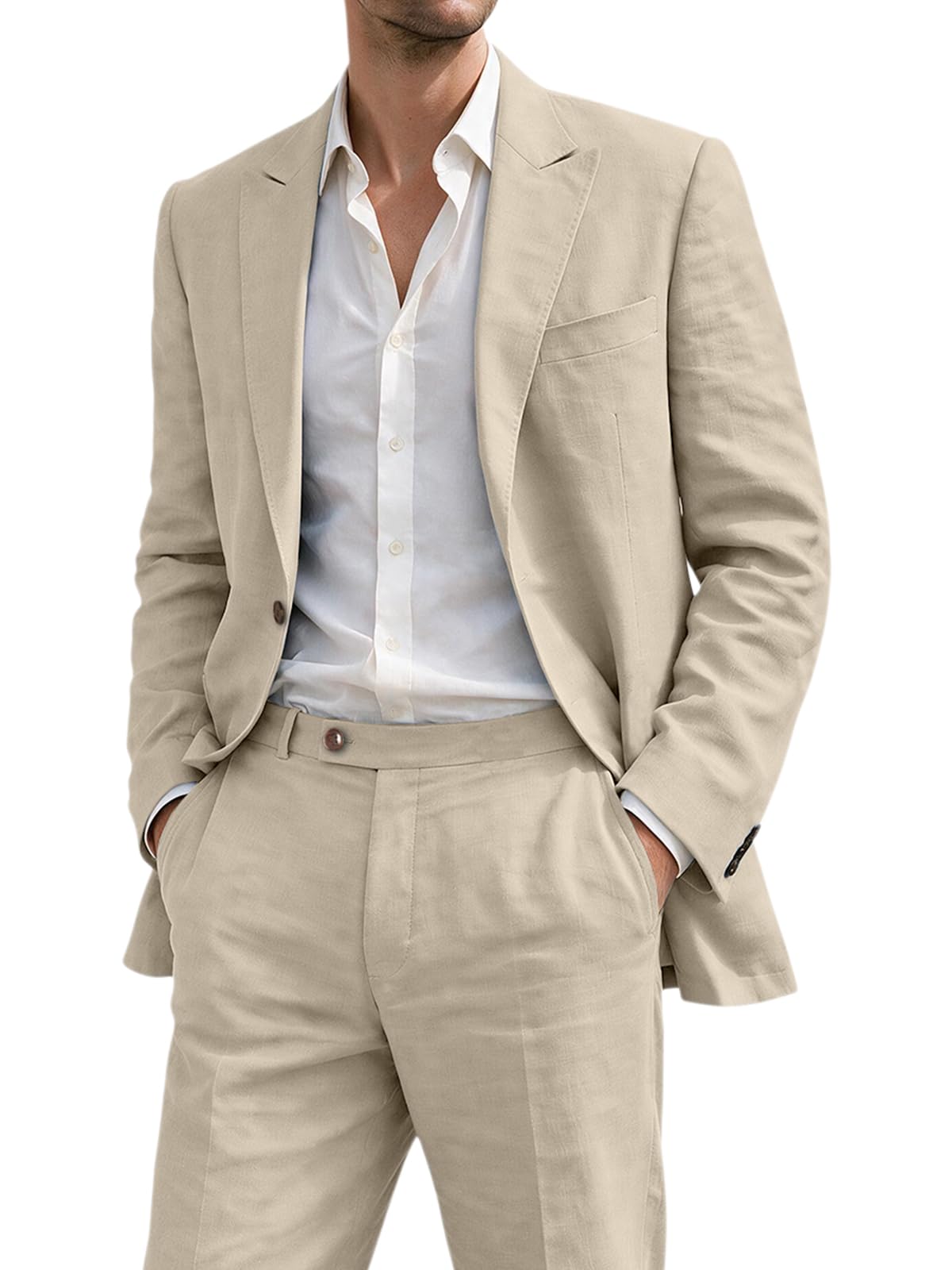 Men Suits 2 Piece,Blazer and Pants Set for Mens,Casual Dress