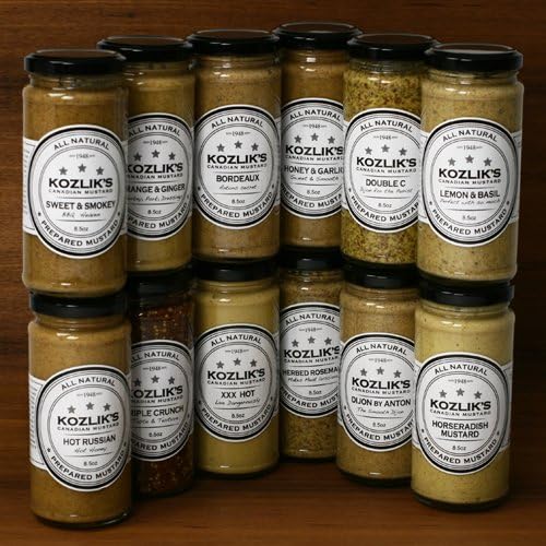 Kozliks Canadian Mustard - Horseradish (8.5 ounce)