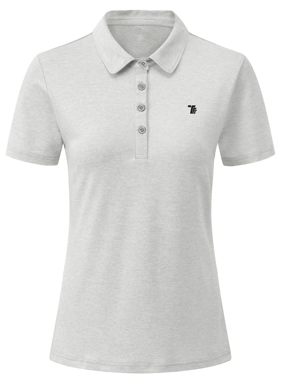 YSENTO Damen Golf Poloshirt Kurzarm Polohemd Schnelltrocknend Atmungsaktiv Sport Tennis Lady-Fit T-Shirts