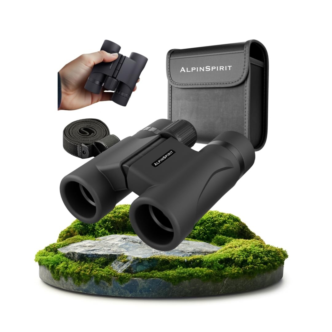 Jumelles de Poche 8x21 – Mini Jumelles compactes et légères, adaptées aux porteurs de Lunettes, idéales pour la randonnée, Le Voyage et l’Observation en extérieur