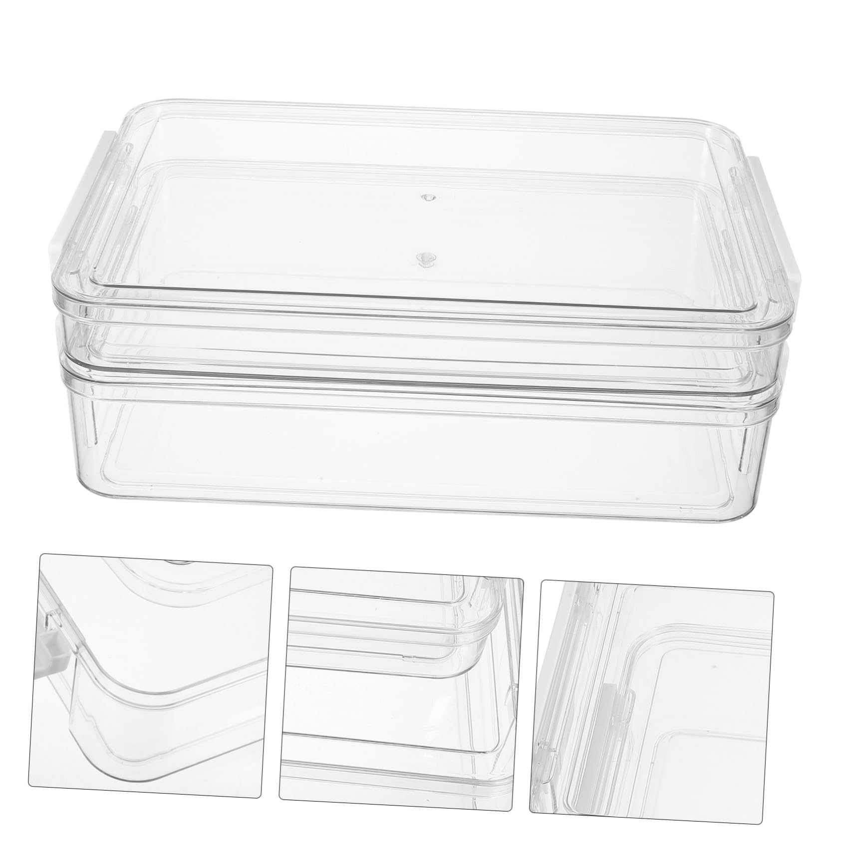 2stücke Dokumentenbox Transparent Großer Kapazität Für Zuhause Büro Schule Reisen Tragbar Für Zertifikate Papiere Dokumente Bilder Rechnungen Anleitungen Zeitschriften Aufbewahrung