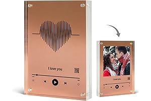 I Love You Photo Acrylic: A Picture Frame That Plays Your Song