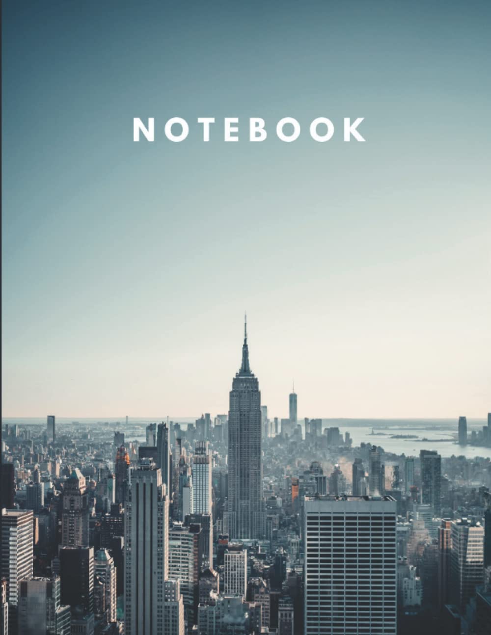 Notebook: New York Cityscape Notebook | College Ruled All Purpose Journal | Workbook for Kids Teens Girls Women Students and Teachers for Elementary ... | 8.5" x 11" Large Size, 120 Lined Pages