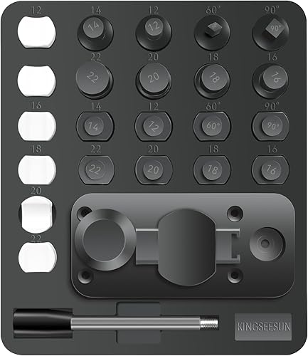 Miniatura 7 de Herramienta para hacer anillos doblador de anillos, herramienta de doblado de anillos con troqueles de nailon, herramientas de joyería, herramienta