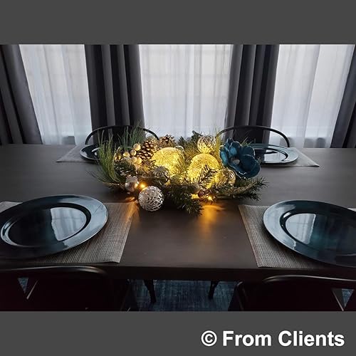 Miniatura 8 de Lámpara LED Crackle Globe funciona con pilas, orbe de vidrio iluminado para decoración navideña de festivales, luz de bola de vidrio de mercurio