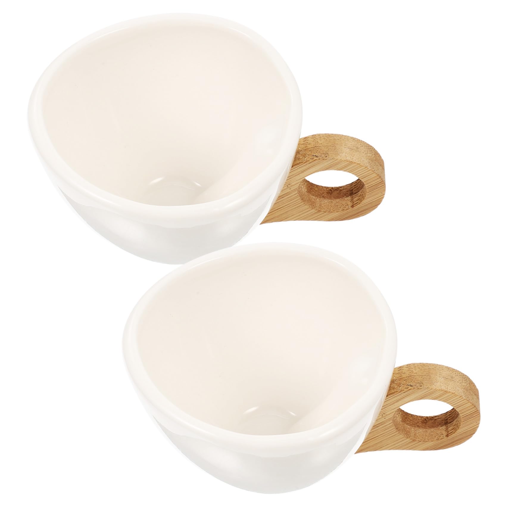 Lot de 2 tasses en céramique 150ml dégradées pour café et eau à la maison