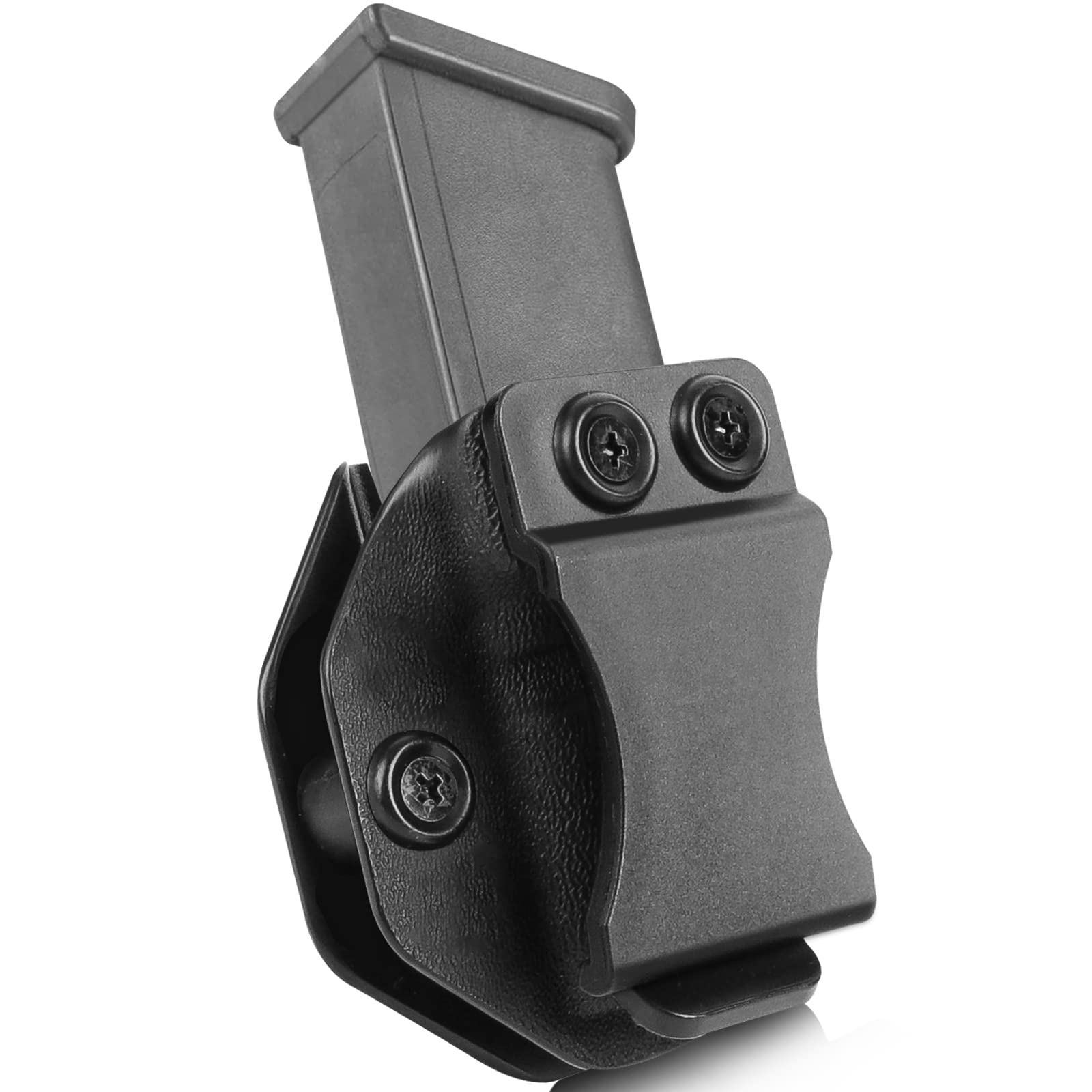 Mag Holder 9mm /.40, IWB/OWB Magazine Holster | Mag Carrier,KYDEX Magazine Pouch Fits Glock 43, Adj. Retention US KYDEX Made