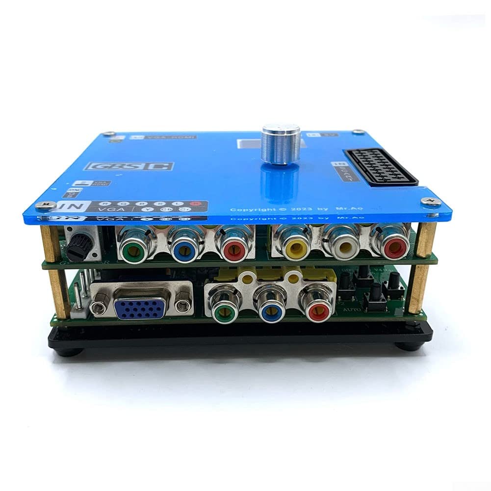 SPORTARC Convertidor GBSC, convertidor de video de control GBS, accesorio transcodificador de video para juegos, adaptador convertidor de video HD para juegos