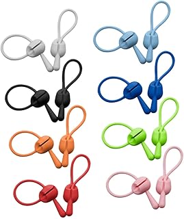 Yardenfun Cord Holder 16pcs Silicone Cable Manager Cable Storage Clips Cable Management under Desk Pig Cute Doormat Headset Winder Ties Cable Tie Cord Ties Processor Travel Fasten Cable Ties