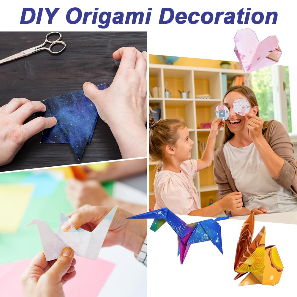 Papier Origami Couleur Papier 100 Feuilles 10 X 10 Cm Double Face Papier Plié Pour Enfants Pour