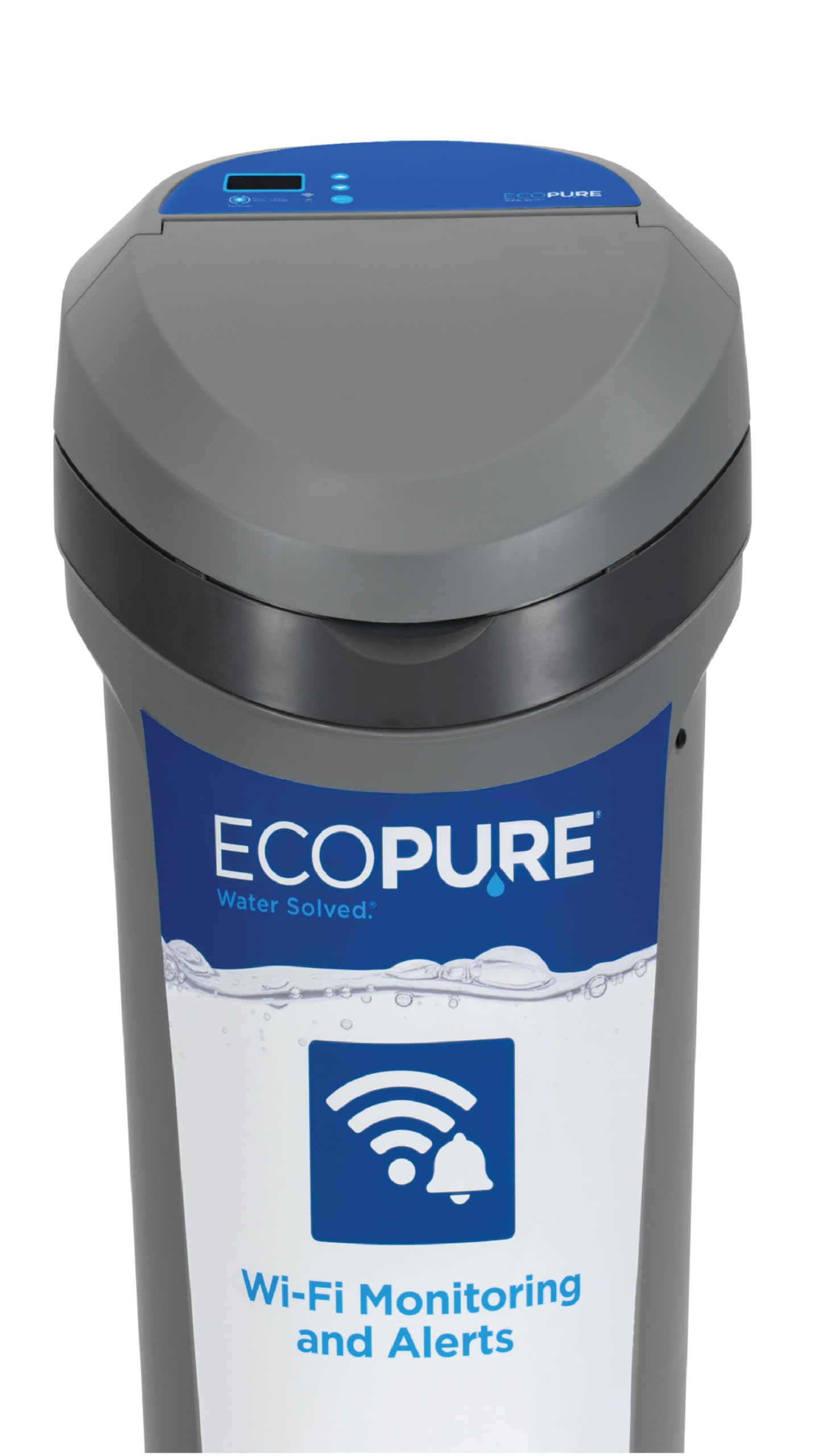 Photo 1 of EcoPure EPW140 Smart Whole House Water Softener with Wi-Fi – App Monitoring, Smart Alerts, AutoSense AI Efficiency, Compact Cabinet Design