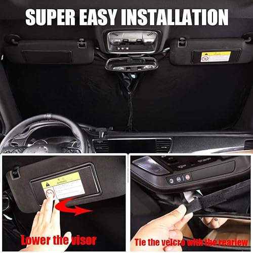 Miniatura 3 de Parasol plegable para Mercedes Benz GLA 2020-2022, parasol plegable para automóvil, interior automotriz para protección solar