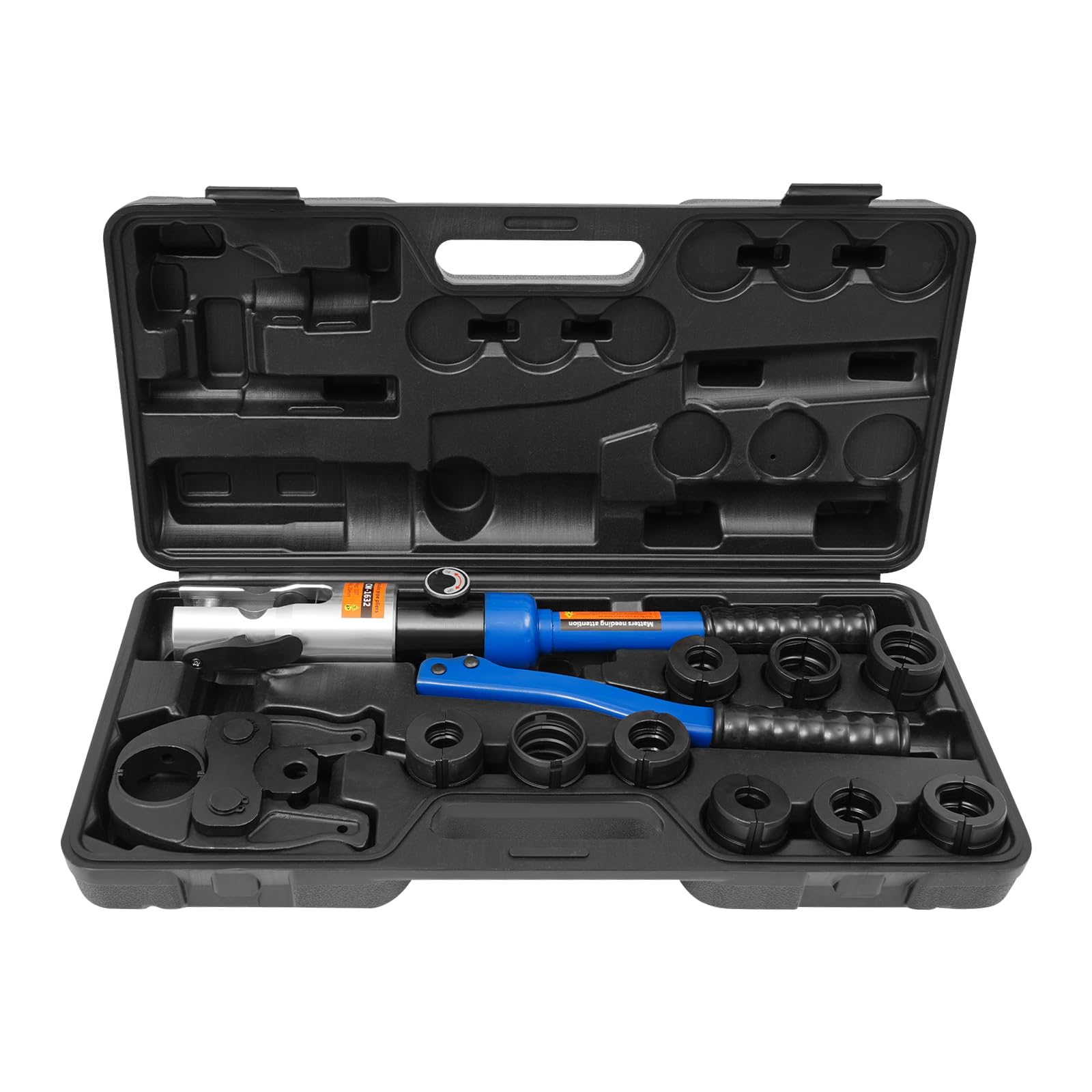 Pinza idraulica TH & M contorno M12/15/18/22/28+TH16/20/26/32 per tubi in alluminio, tubi in plastica, tubi PEX, tubi multistrato, estremità del cavo, connettori nudi e crimping esagonale