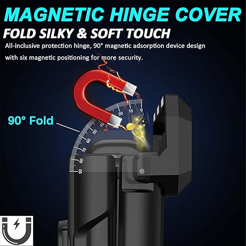 Miniatura 9 de Miimall Funda compatible con Samsung Galaxy Z Flip 4 protección magnética de bisagra, diseño de forma militar, anticaídas, a prueba de golpes,