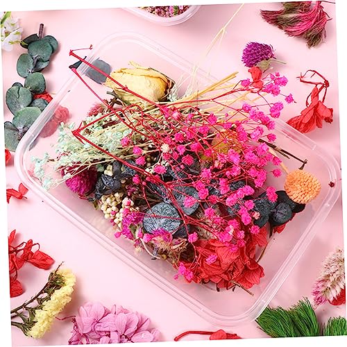 Corona de flores secas decorativa para hogar y eventos miniatura 2