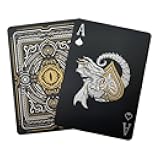 ACELION Waterproof Playing Cards, Plastic Playing Cards, Deck of Cards, Gift Poker Cards (Black Dragon)