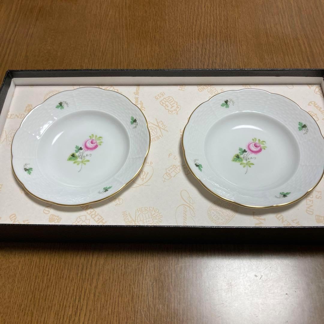 ☆新品未使用　ヘレンドペアボウル(ウィーンのばら) 楽天市場】ヘレンド ボウル ペア 2個セット ウィーンのバラ 洋食