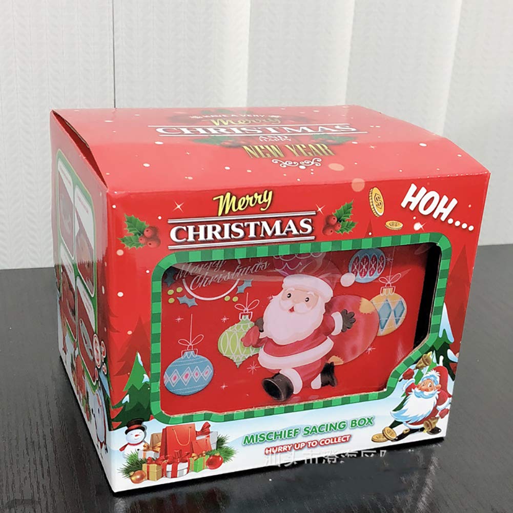 Amazon.co.jp: クリスマス 貯金箱 かわいい サンタクロース 貯金箱
