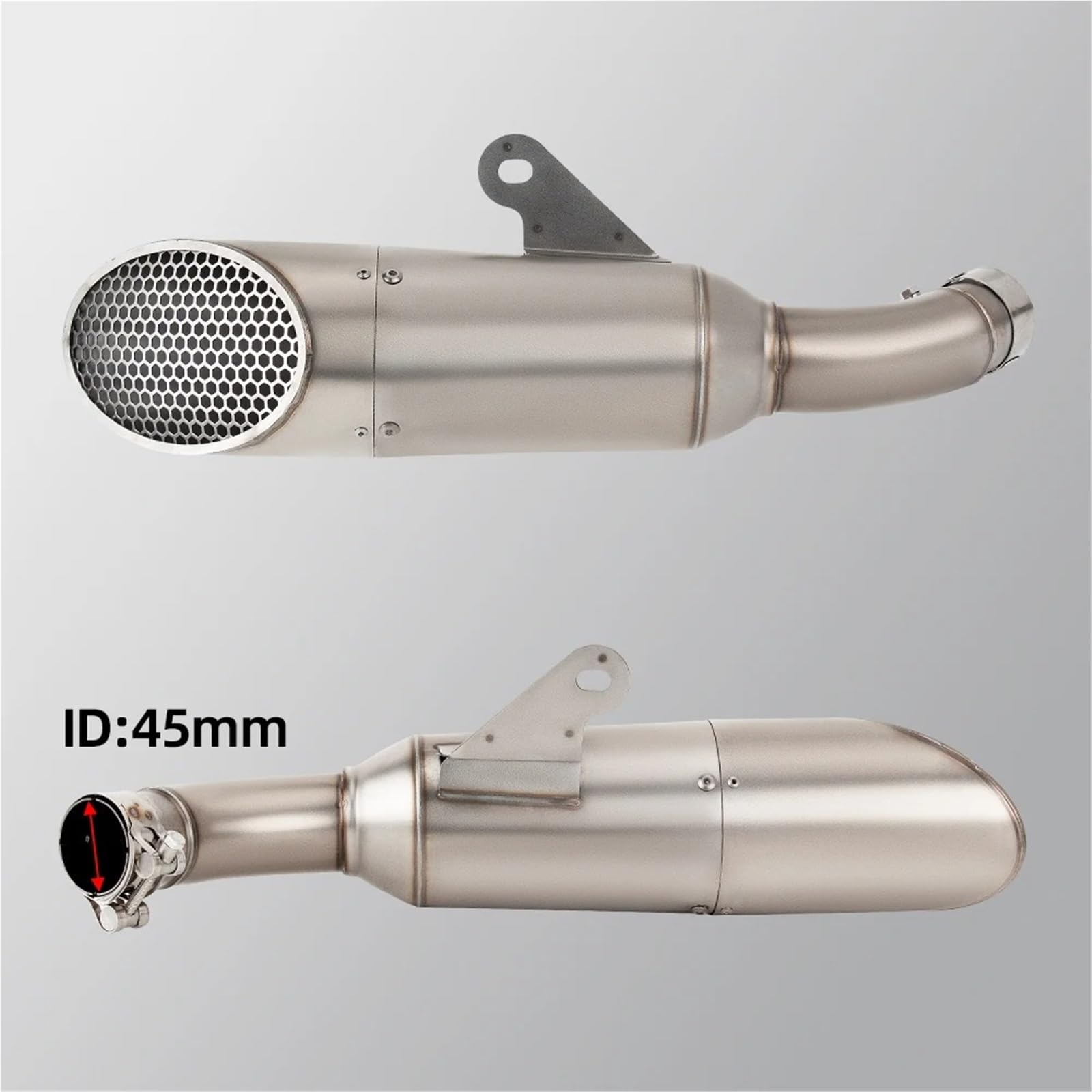 Silenziatore moto Slip On per YZF per R3 Silenziatore per tubo di scarico per moto di fuga con coda centrale con tubo di intestazione originale Net Connect