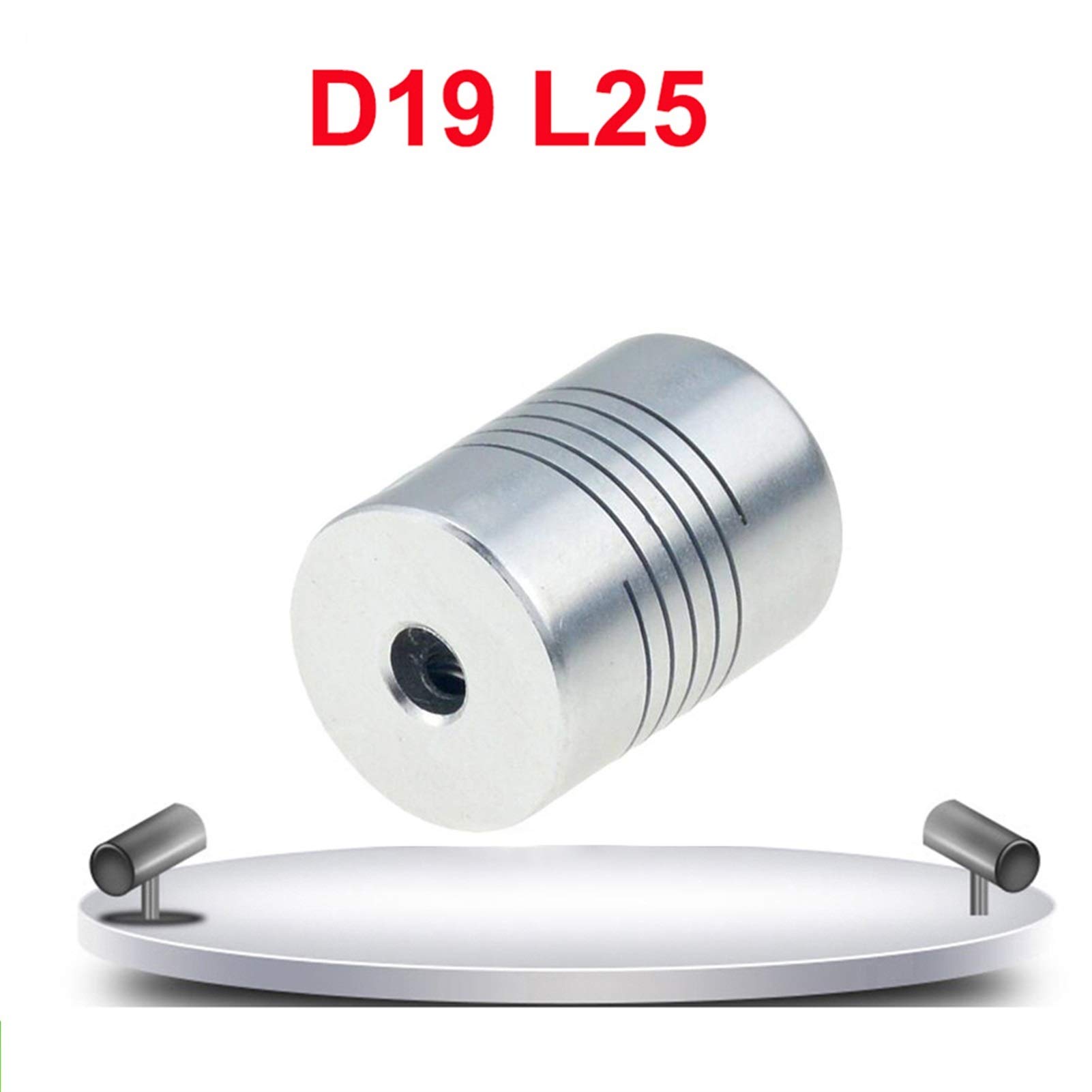 Giunti flessibili 4 pezzi, dimensioni 3/4/5/6/7/8/10 mm, diametro esterno 19 mm, lunghezza 25 mm, utilizzati principalmente for il collegamento di motori, motori passo-passo e così via ( Size : 5X6 )