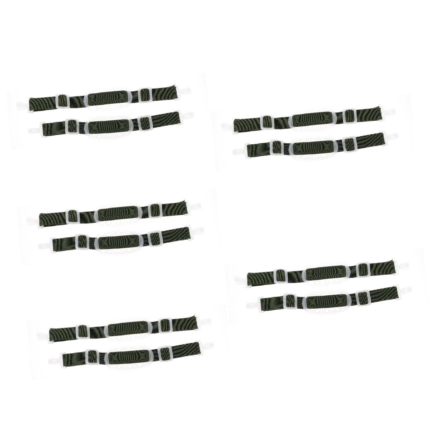 ABOOFAN 5 Sätze Verstellbarer Kinnriemen Für Sicherheitshelm Elastisches Band Für Bauhelm Kompatibel Mit Meisten Industriellen Helmen Ergonomisches Design Für Hohen 2 Stück * 5