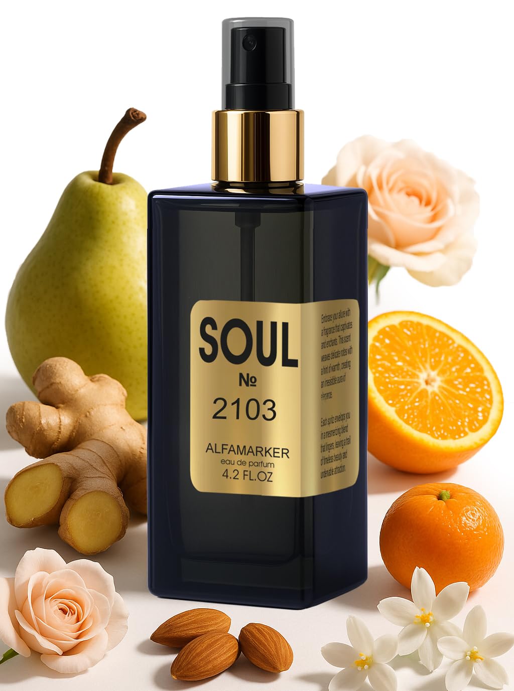 SOUL №2103 Arm Idol Perfume for Women | Long Lasting Eau de Parfum Spray 4.0 Fl Oz / 120ml | Boutique-Inspired Floral Fruity Women’s Fragrance