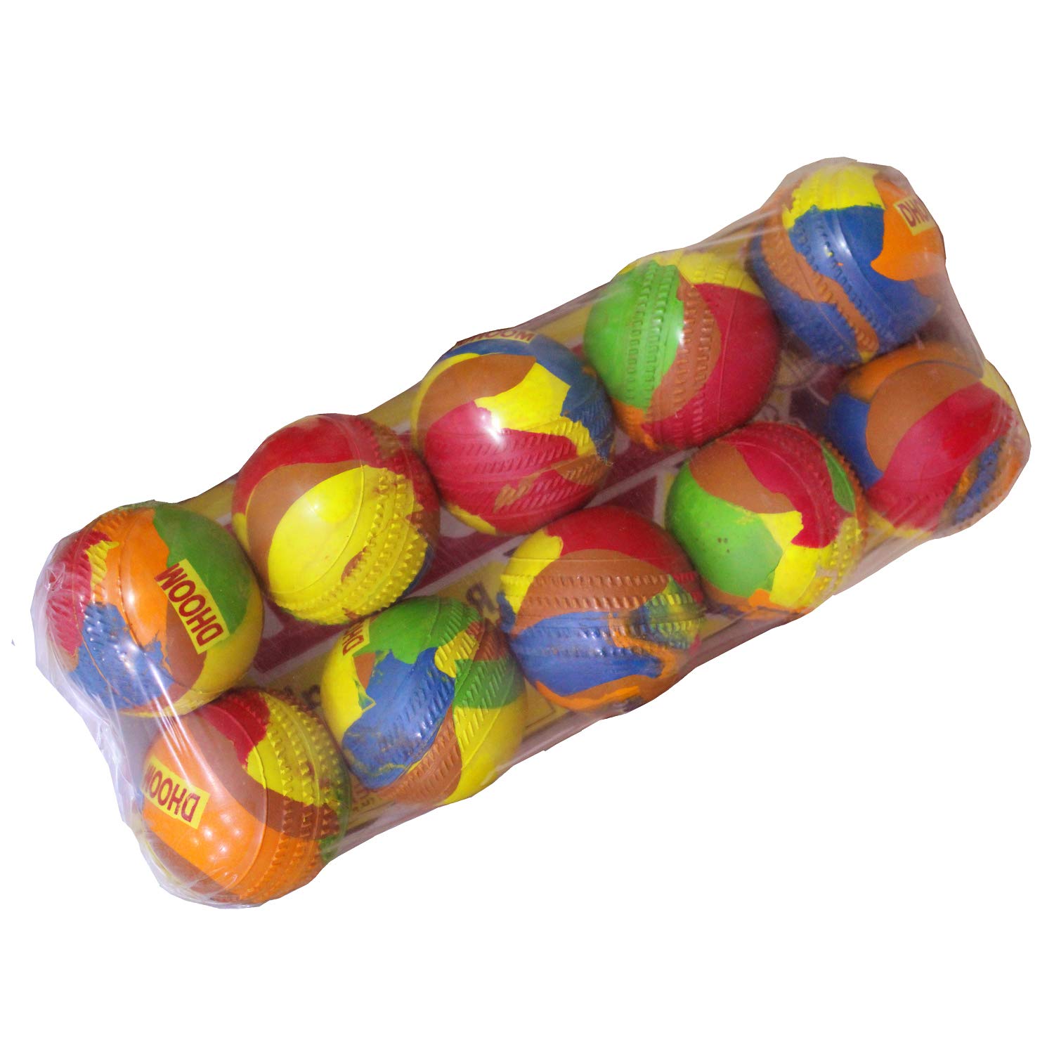 Fit City Care India Jumper Rubber Ball Cricket - (Multicolour-Light Weight) Pack of 10 (B08P7RF7G3) Amazon Price History, Amazon Price Tracker