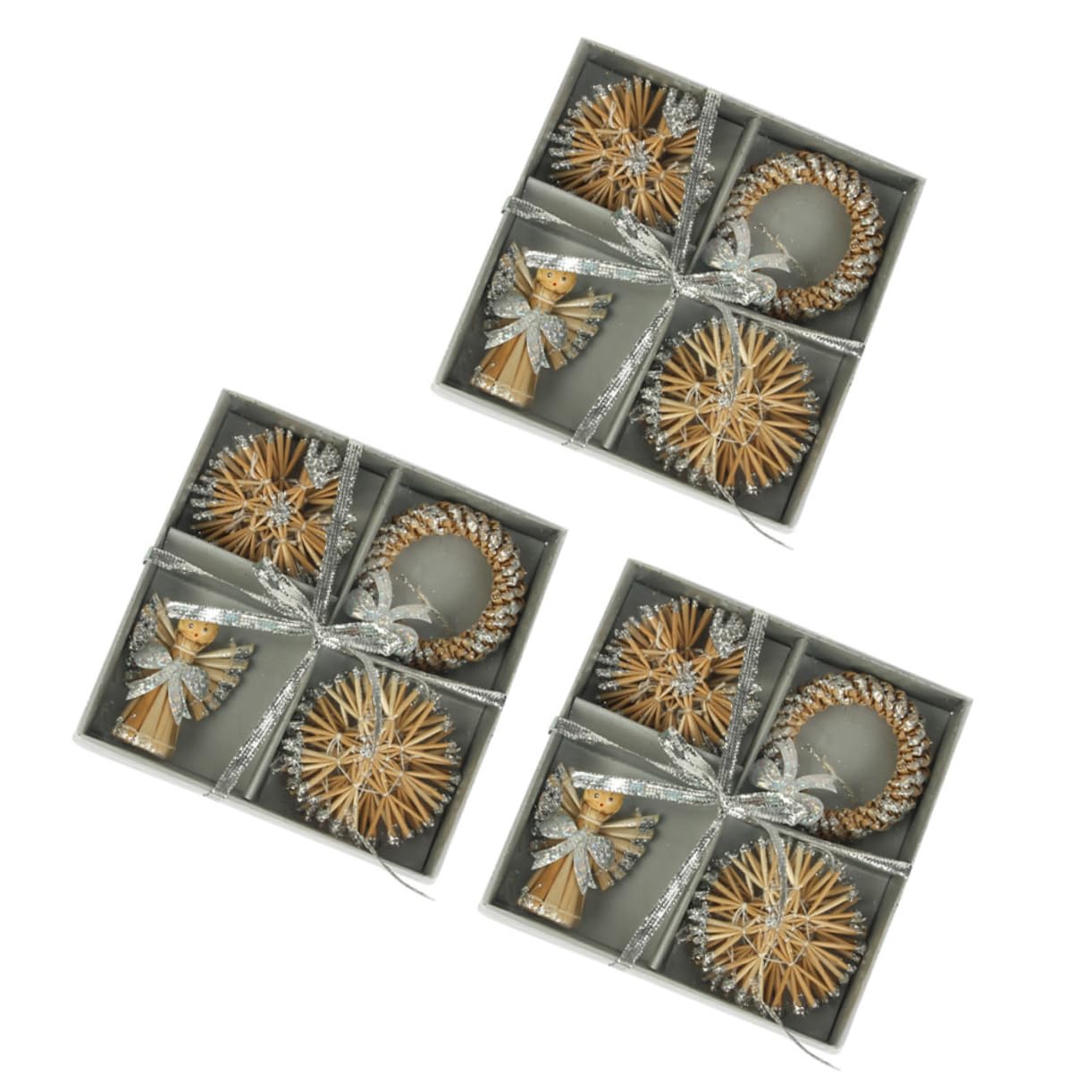 OUNONA 12sätze Teiliges Weihnachtsdeko Aus Festliche Für Weihnachtsbaum Edle Weihnachts-Pendants Für Stimmungsvolle Raumgestaltung