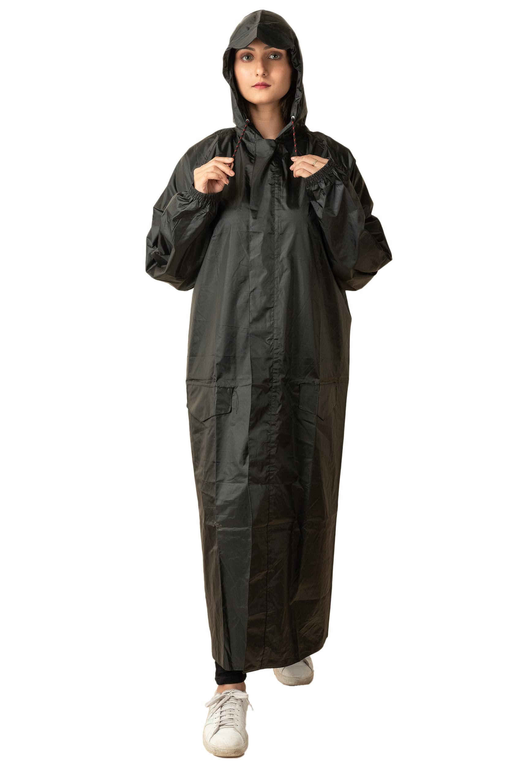 THE DRY CAPE ; LET IT RAIN - Camper Raincoat | Waterproof Rain Coat for Women, Rain Poncho, Ladies Rain Coat | Premium CFC Zippers-picture-12