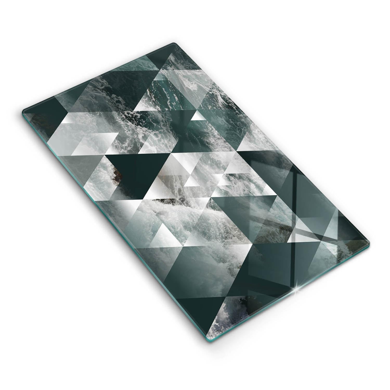 Planche à découper Wallfluent 30x52cm en verre pour cuisson