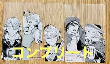 文豪ストレイドッグス　しおり　クリアしおり Amazon.co.jp: 文豪ストレイドッグス クリアしおり 全5種