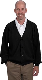 Men's Retro Pro 100% Pure Alpaca Cardigan